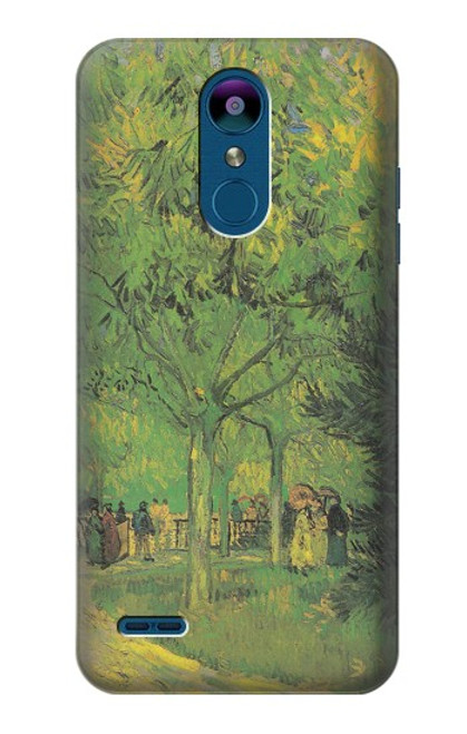 S3748 Van Gogh une ruelle dans un jardin public Etui Coque Housse pour LG K8 (2018)