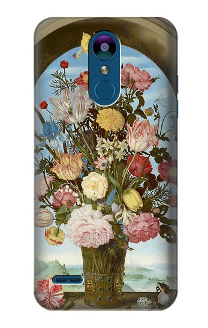 S3749 Vase de fleurs Etui Coque Housse pour LG K8 (2018)