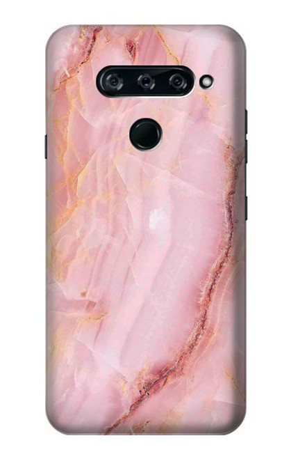 S3670 Marbre de sang Etui Coque Housse pour LG V40, LG V40 ThinQ