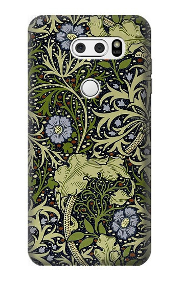 S3792 William Morris Etui Coque Housse pour LG V30, LG V30 Plus, LG V30S ThinQ, LG V35, LG V35 ThinQ