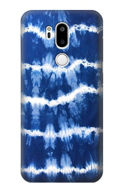S3671 Tie Dye bleu Etui Coque Housse pour LG G7 ThinQ