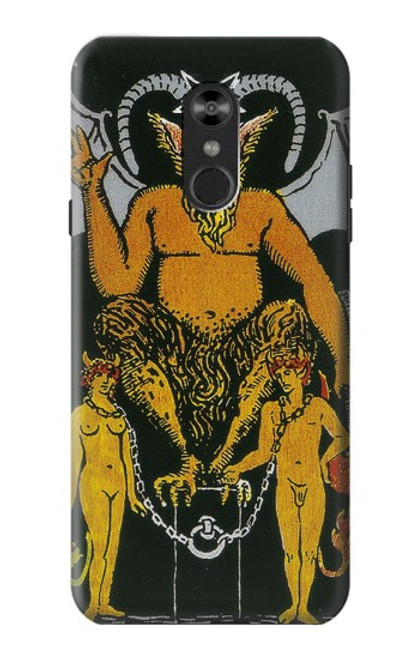 S3740 Carte de tarot le diable Etui Coque Housse pour LG Q Stylo 4, LG Q Stylus