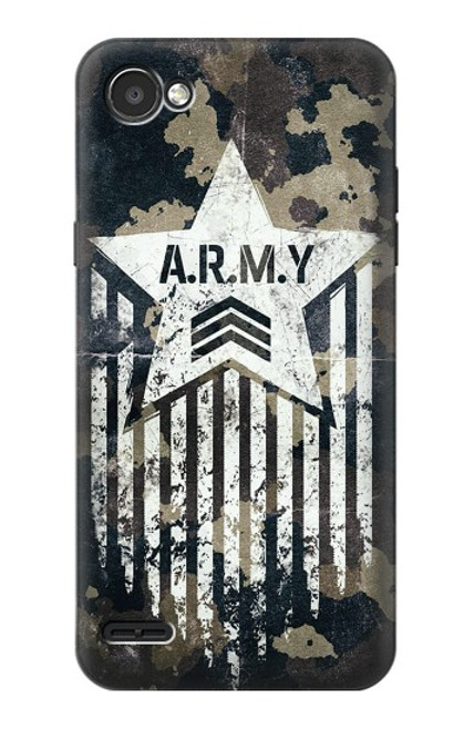 S3666 Camouflage de l'armée Etui Coque Housse pour LG Q6