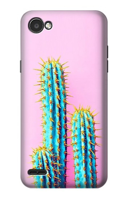 S3673 Cactus Etui Coque Housse pour LG Q6