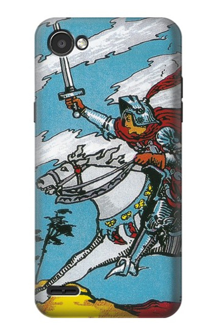 S3731 Carte de tarot chevalier des épées Etui Coque Housse pour LG Q6