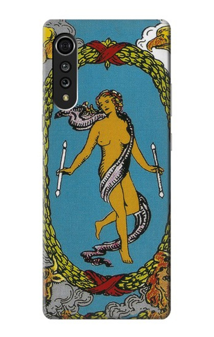 S3746 Carte de tarot le monde Etui Coque Housse pour LG Velvet