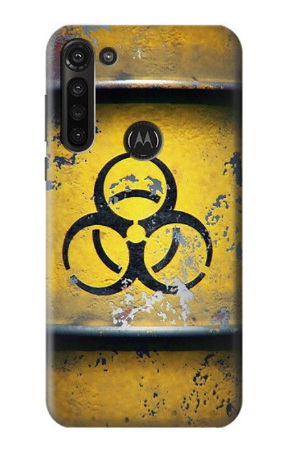 S3669 Graphique du réservoir de danger biologique Etui Coque Housse pour Motorola Moto G8 Power