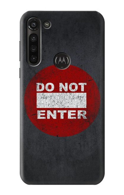 S3683 Ne pas entrer Etui Coque Housse pour Motorola Moto G8 Power
