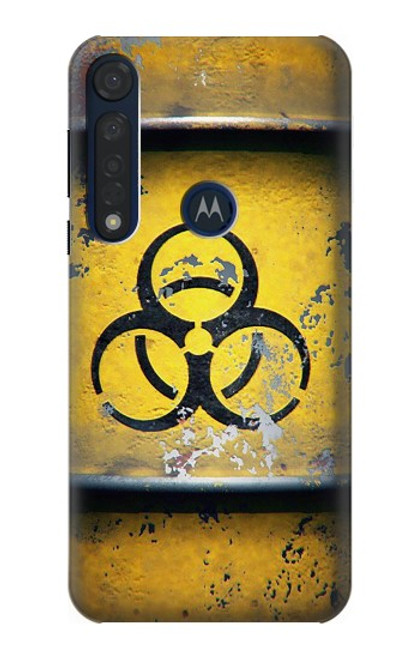 S3669 Graphique du réservoir de danger biologique Etui Coque Housse pour Motorola Moto G8 Plus