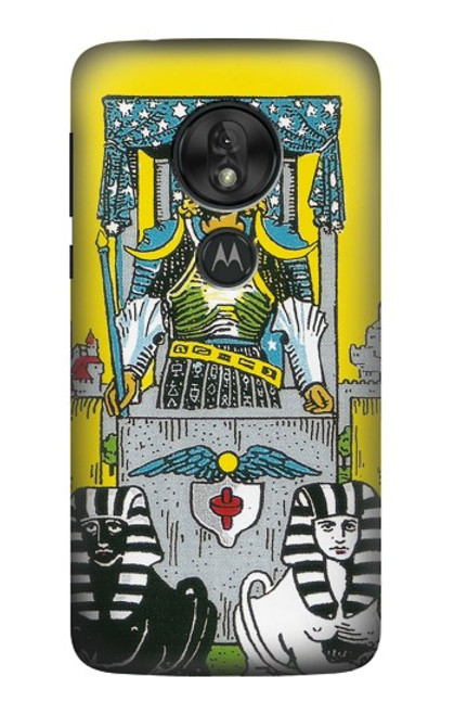 S3739 Carte de tarot le char Etui Coque Housse pour Motorola Moto G7 Play