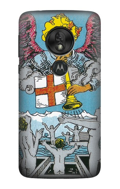 S3743 Carte de tarot le jugement Etui Coque Housse pour Motorola Moto G7 Play