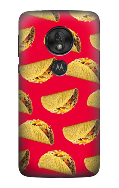 S3755 Tacos mexicains Etui Coque Housse pour Motorola Moto G7 Play