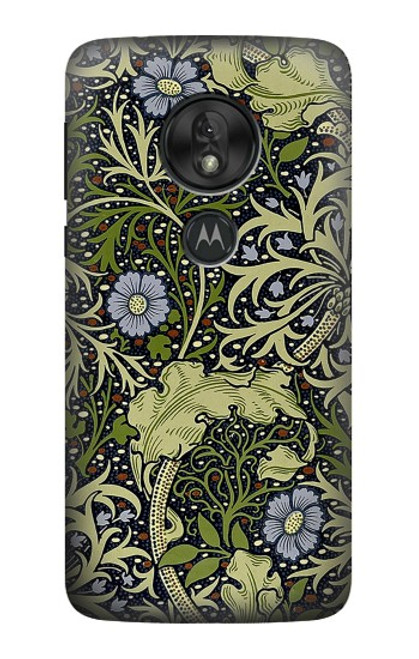 S3792 William Morris Etui Coque Housse pour Motorola Moto G7 Power