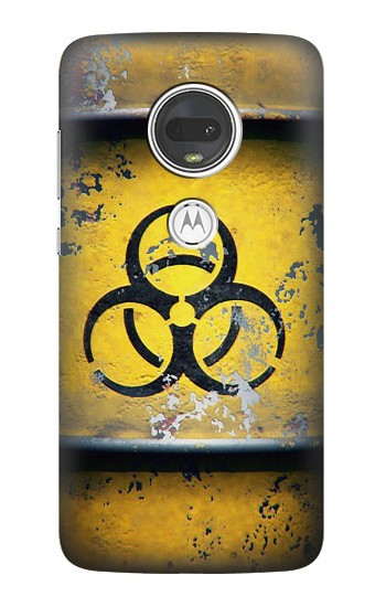S3669 Graphique du réservoir de danger biologique Etui Coque Housse pour Motorola Moto G7, Moto G7 Plus