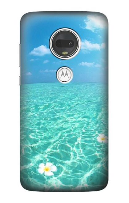 S3720 Summer Ocean Beach Etui Coque Housse pour Motorola Moto G7, Moto G7 Plus