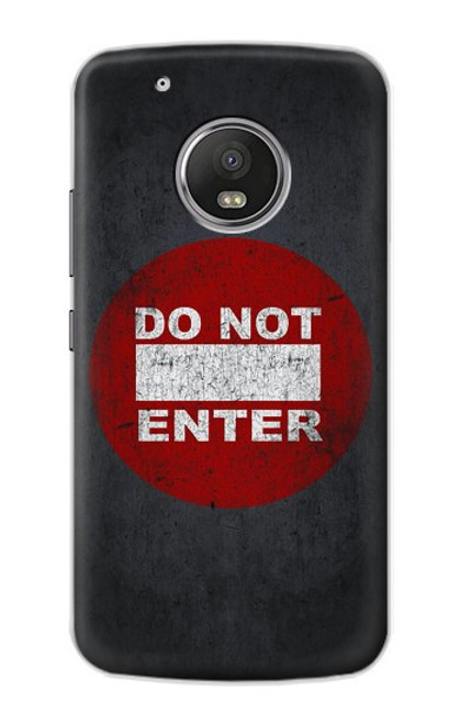 S3683 Ne pas entrer Etui Coque Housse pour Motorola Moto G5 Plus