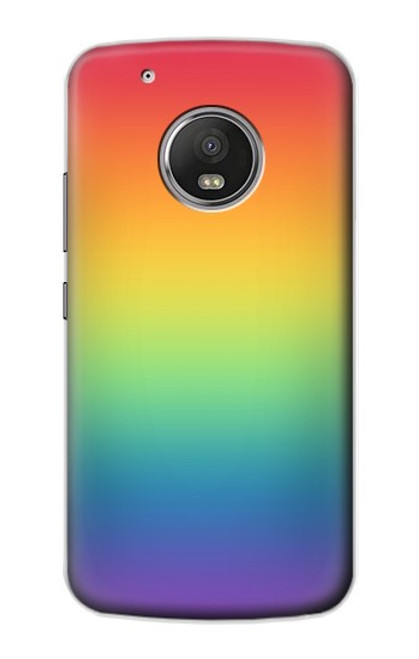 S3698 Drapeau de fierté LGBT Etui Coque Housse pour Motorola Moto G5 Plus