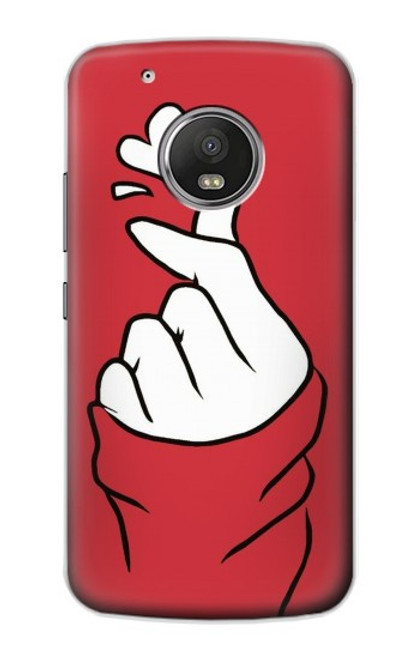 S3701 Mini signe d'amour de coeur Etui Coque Housse pour Motorola Moto G5 Plus