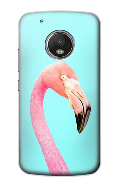 S3708 Flamant rose Etui Coque Housse pour Motorola Moto G5 Plus