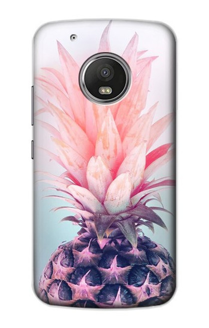 S3711 Ananas rose Etui Coque Housse pour Motorola Moto G5 Plus