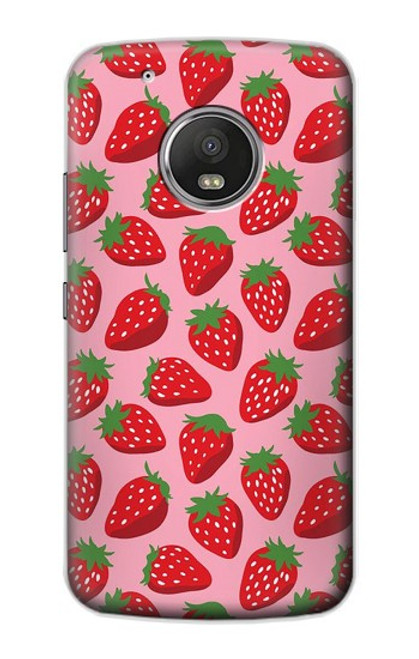 S3719 Modèle de fraise Etui Coque Housse pour Motorola Moto G5 Plus