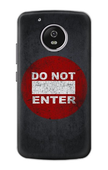 S3683 Ne pas entrer Etui Coque Housse pour Motorola Moto G5