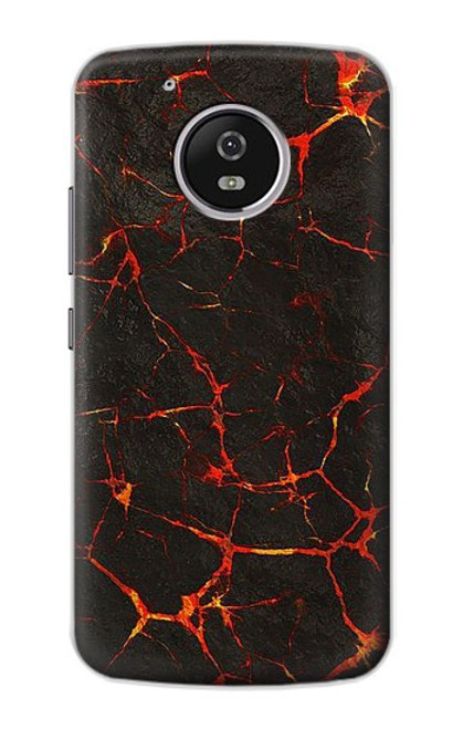 S3696 Magma de lave Etui Coque Housse pour Motorola Moto G5