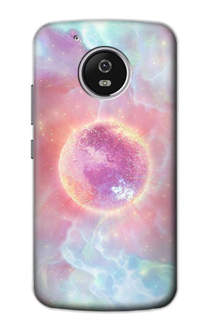 S3709 Galaxie rose Etui Coque Housse pour Motorola Moto G5