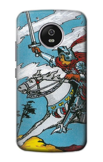 S3731 Carte de tarot chevalier des épées Etui Coque Housse pour Motorola Moto G5