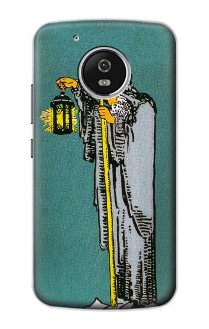 S3741 Carte de tarot l'ermite Etui Coque Housse pour Motorola Moto G5