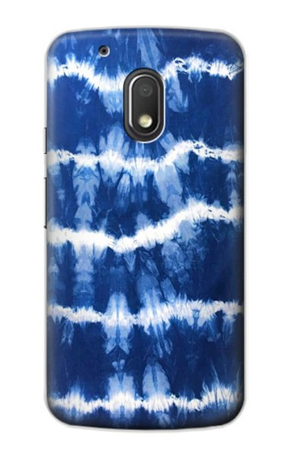 S3671 Tie Dye bleu Etui Coque Housse pour Motorola Moto G4 Play