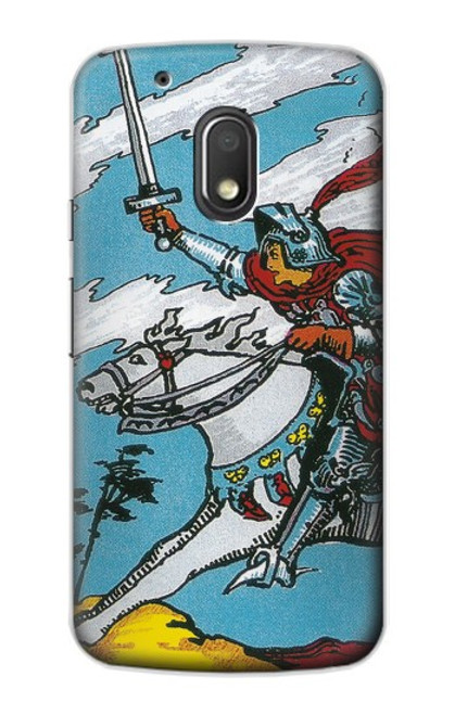 S3731 Carte de tarot chevalier des épées Etui Coque Housse pour Motorola Moto G4 Play