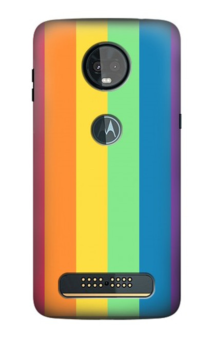 S3699 Fierté LGBT Etui Coque Housse pour Motorola Moto Z3, Z3 Play