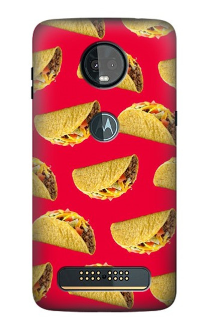 S3755 Tacos mexicains Etui Coque Housse pour Motorola Moto Z3, Z3 Play