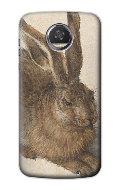 S3781 Albrecht Durer Young Hare Etui Coque Housse pour Motorola Moto Z2 Play, Z2 Force