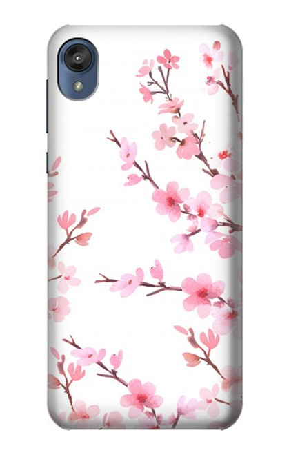 S3707 Fleur de cerisier rose fleur de printemps Etui Coque Housse pour Motorola Moto E6, Moto E (6th Gen)