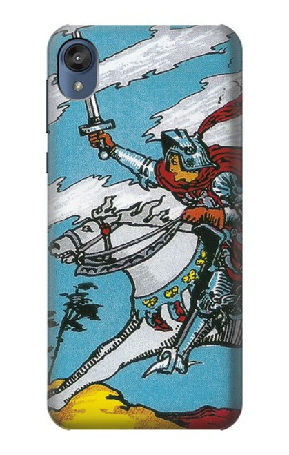 S3731 Carte de tarot chevalier des épées Etui Coque Housse pour Motorola Moto E6, Moto E (6th Gen)