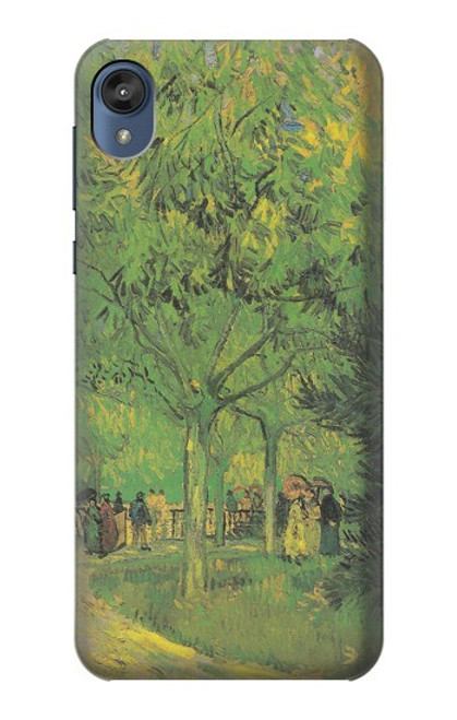 S3748 Van Gogh une ruelle dans un jardin public Etui Coque Housse pour Motorola Moto E6, Moto E (6th Gen)