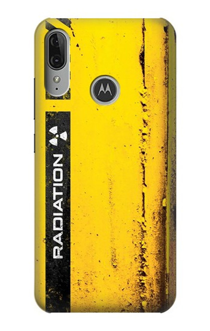 S3714 Avertissement de rayonnement Etui Coque Housse pour Motorola Moto E6 Plus, Moto E6s