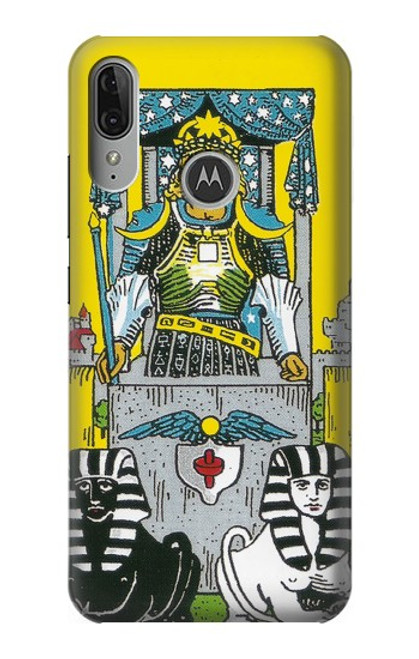 S3739 Carte de tarot le char Etui Coque Housse pour Motorola Moto E6 Plus, Moto E6s