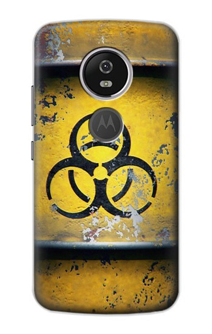 S3669 Graphique du réservoir de danger biologique Etui Coque Housse pour Motorola Moto E5 Plus