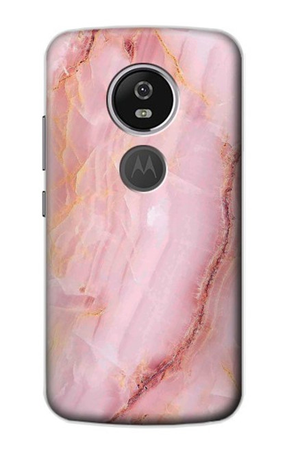 S3670 Marbre de sang Etui Coque Housse pour Motorola Moto E5 Plus