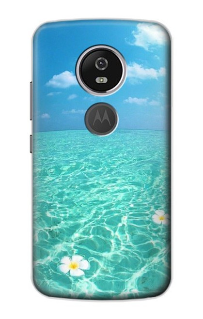 S3720 Summer Ocean Beach Etui Coque Housse pour Motorola Moto E5 Plus