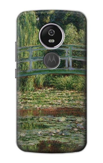 S3674 Claude Monet La passerelle japonaise et la piscine de nénuphars Etui Coque Housse pour Motorola Moto G6 Play, Moto G6 Forge, Moto E5