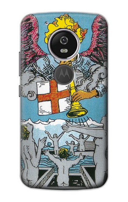 S3743 Carte de tarot le jugement Etui Coque Housse pour Motorola Moto G6 Play, Moto G6 Forge, Moto E5