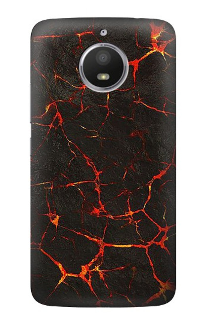 S3696 Magma de lave Etui Coque Housse pour Motorola Moto E4 Plus