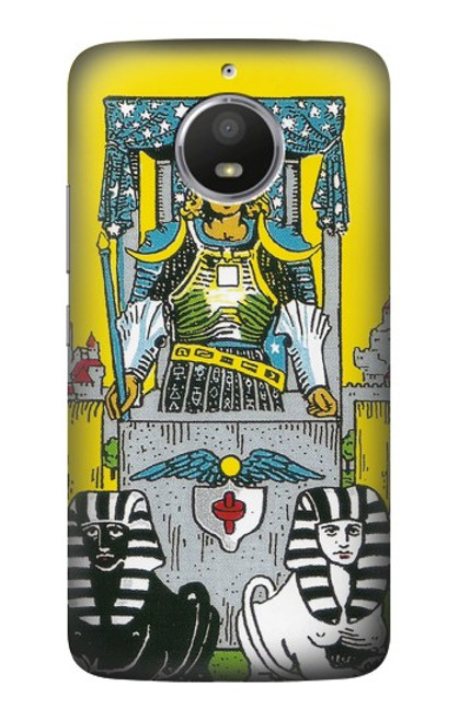 S3739 Carte de tarot le char Etui Coque Housse pour Motorola Moto E4 Plus