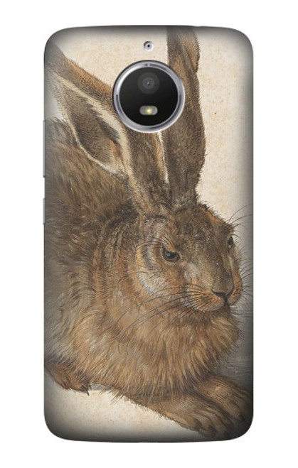 S3781 Albrecht Durer Young Hare Etui Coque Housse pour Motorola Moto E4 Plus