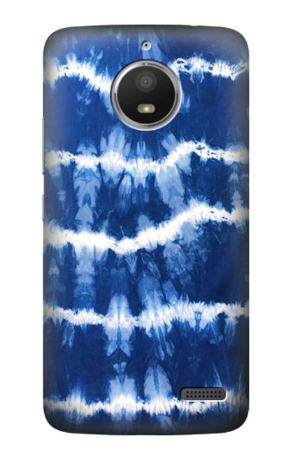 S3671 Tie Dye bleu Etui Coque Housse pour Motorola Moto E4