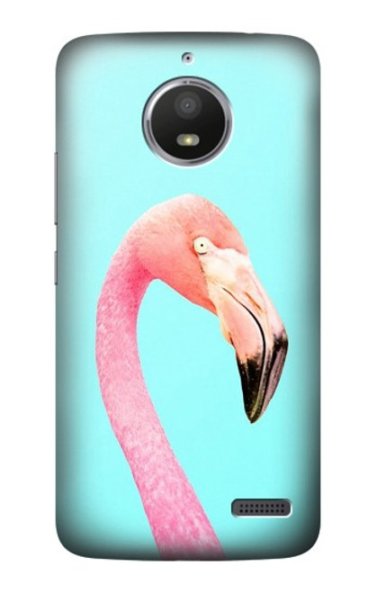 S3708 Flamant rose Etui Coque Housse pour Motorola Moto E4